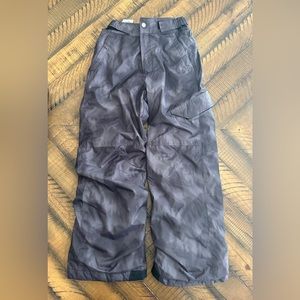 Columbia kids black/gray ski pants size medium (10/12)